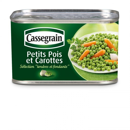 Cassegrain Peas Etuve Carrot 265g